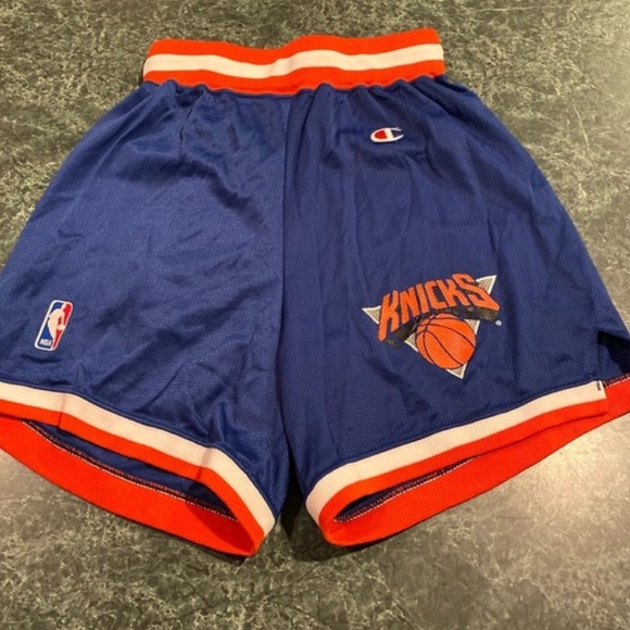 knicks vintage shorts